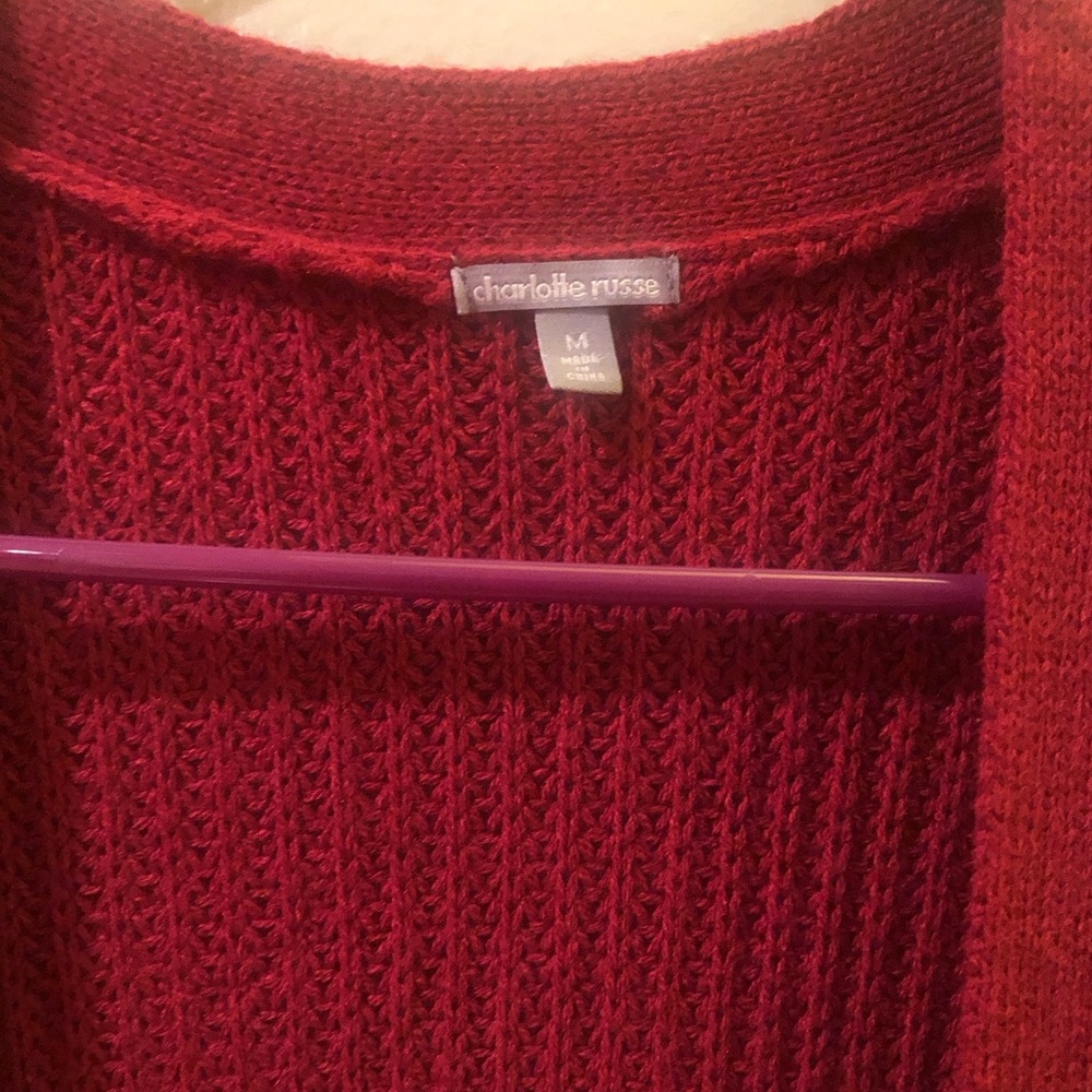 4 / $20 Charlotte Russe women’s long cardigan with pockets - Picture 3 of 11